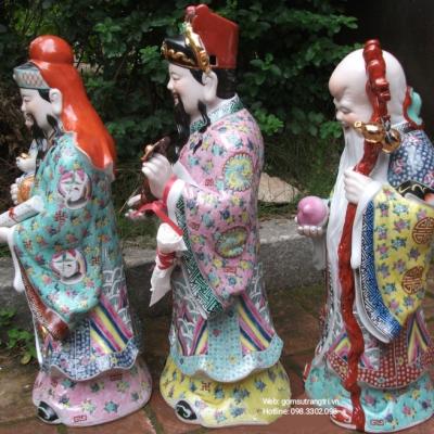 TƯỢNG TAM ĐA GỐM SỨ GIANG TÂY – MANG LẠI HẠNH PHÚC, TÀI LỘC, SỨC KHỎE CHO GIA CHỦ
